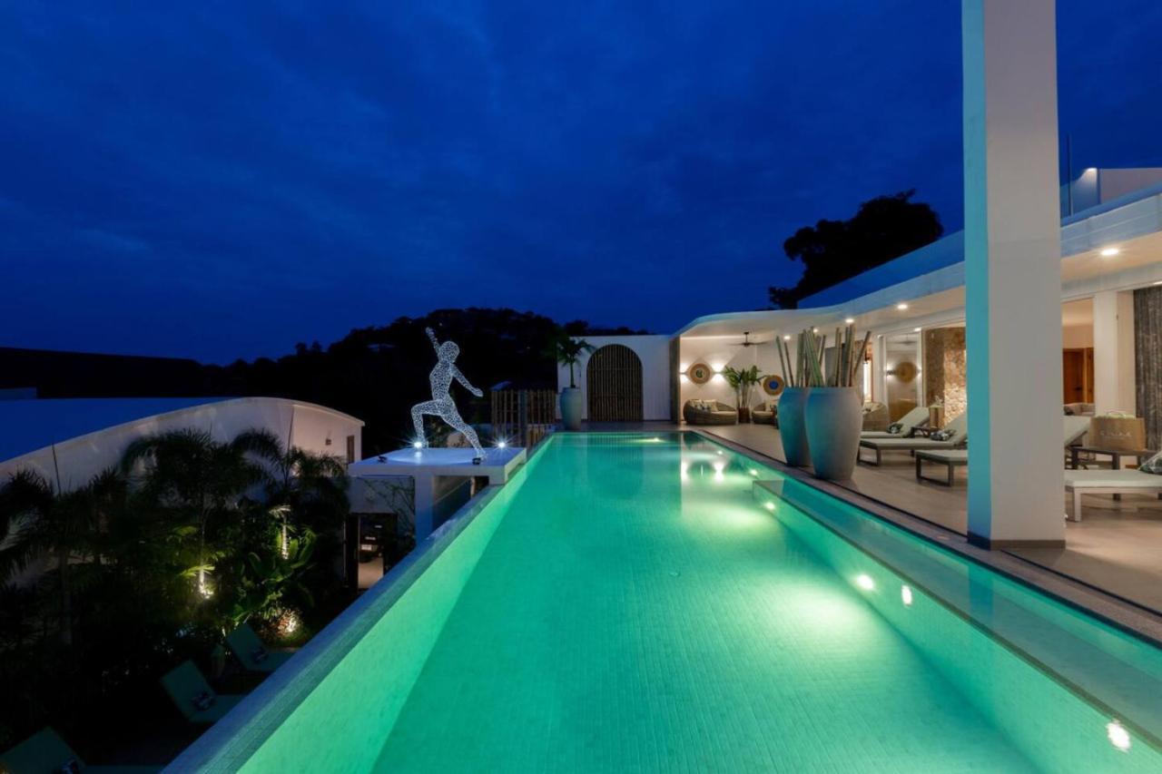C Villa 8Br Luxury Seaview Villa, 2 Swimming Pools Самуи Экстерьер фото