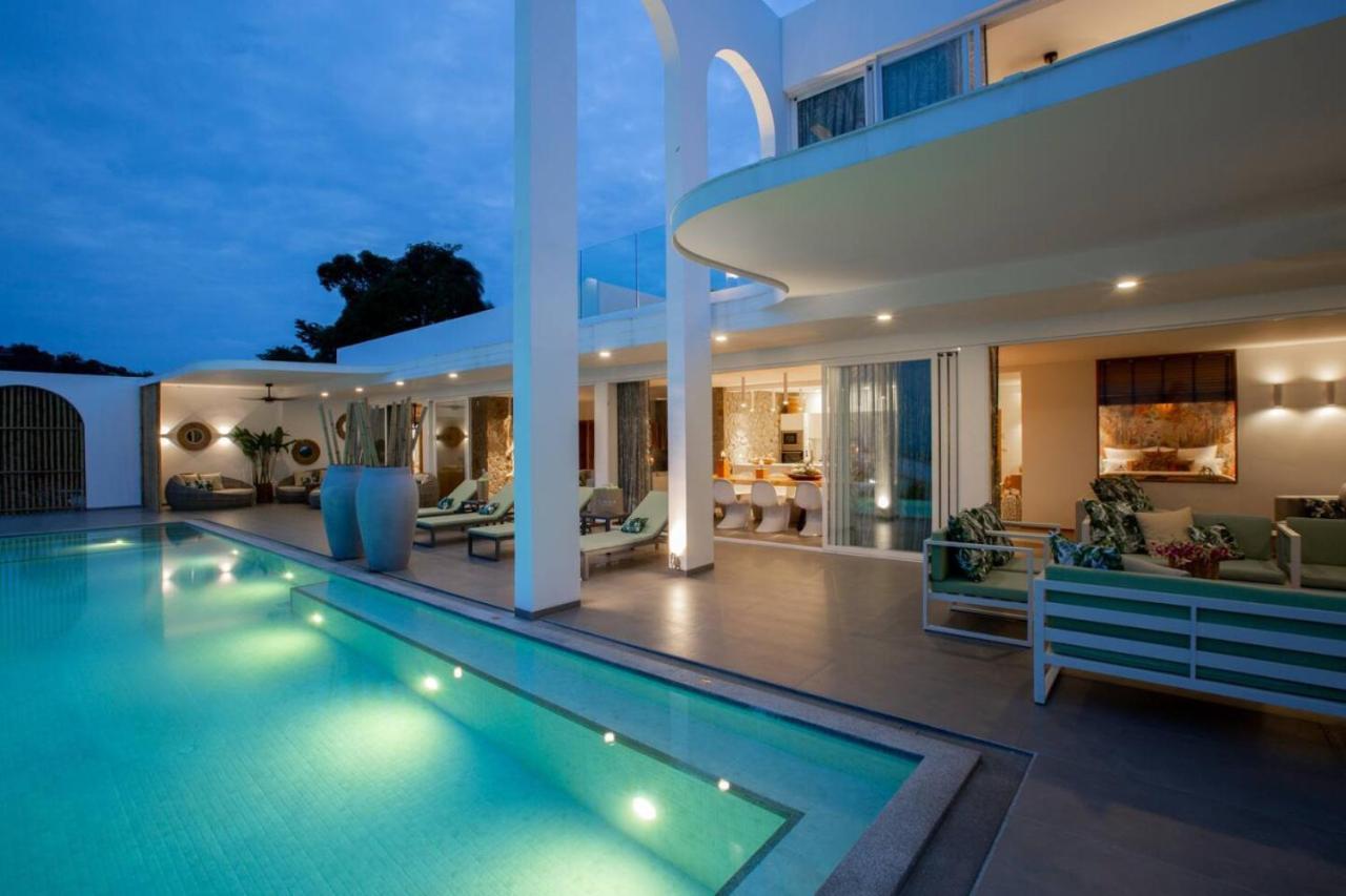 C Villa 8Br Luxury Seaview Villa, 2 Swimming Pools Самуи Экстерьер фото