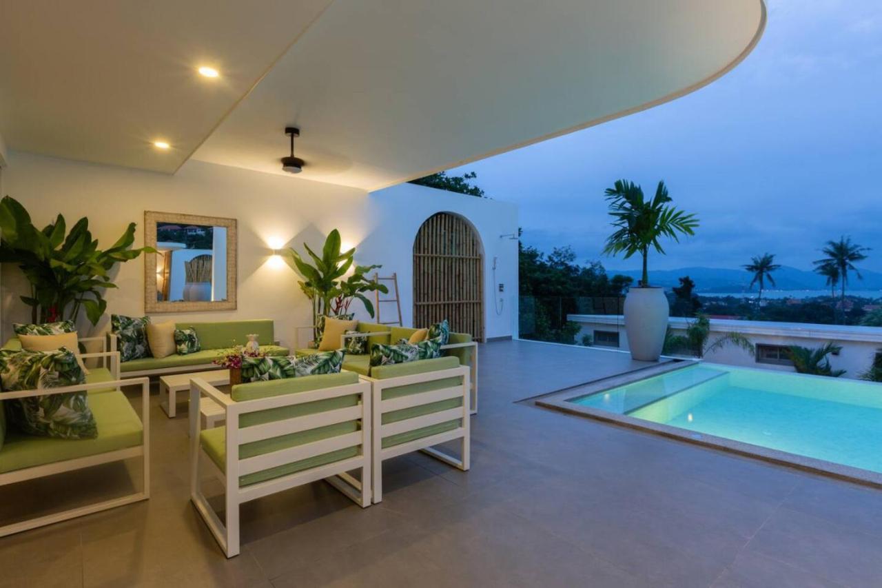 C Villa 8Br Luxury Seaview Villa, 2 Swimming Pools Самуи Экстерьер фото