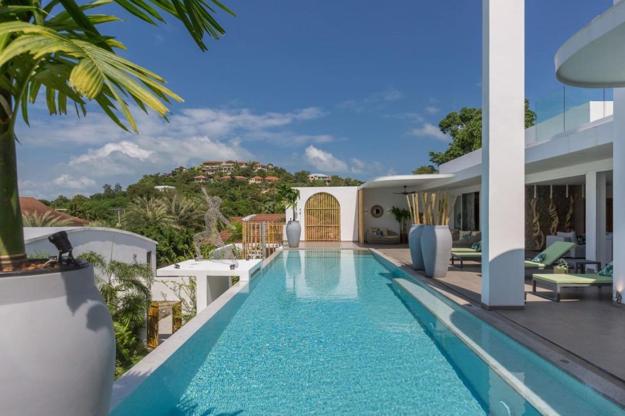 C Villa 8Br Luxury Seaview Villa, 2 Swimming Pools Самуи Экстерьер фото