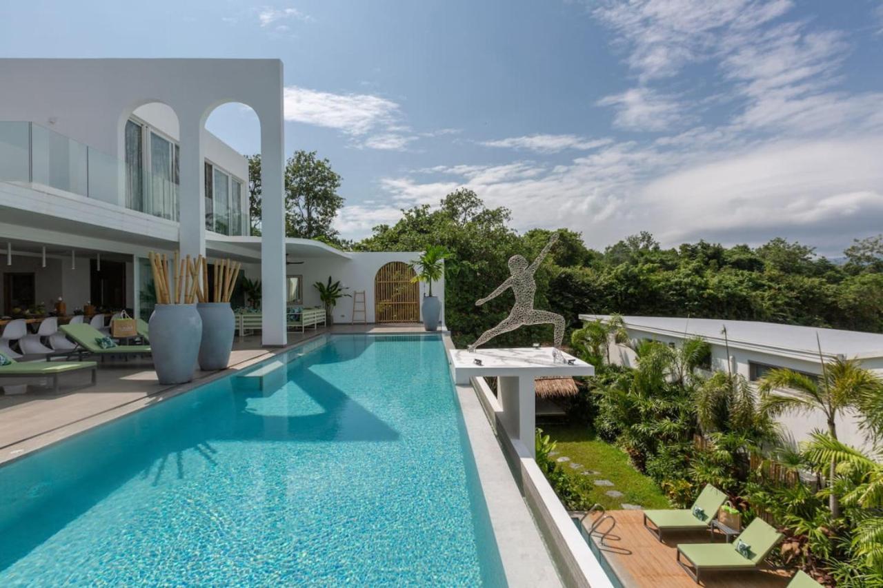 C Villa 8Br Luxury Seaview Villa, 2 Swimming Pools Самуи Экстерьер фото