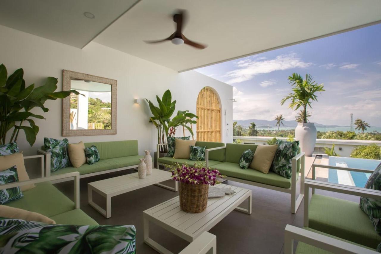 C Villa 8Br Luxury Seaview Villa, 2 Swimming Pools Самуи Экстерьер фото
