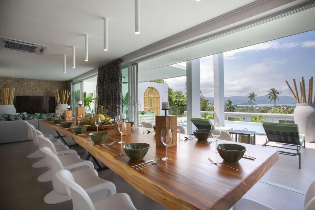 C Villa 8Br Luxury Seaview Villa, 2 Swimming Pools Самуи Экстерьер фото