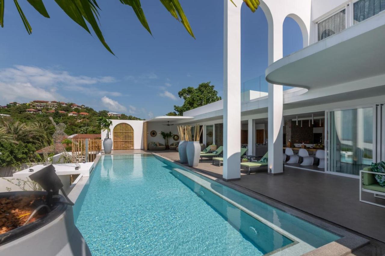 C Villa 8Br Luxury Seaview Villa, 2 Swimming Pools Самуи Экстерьер фото